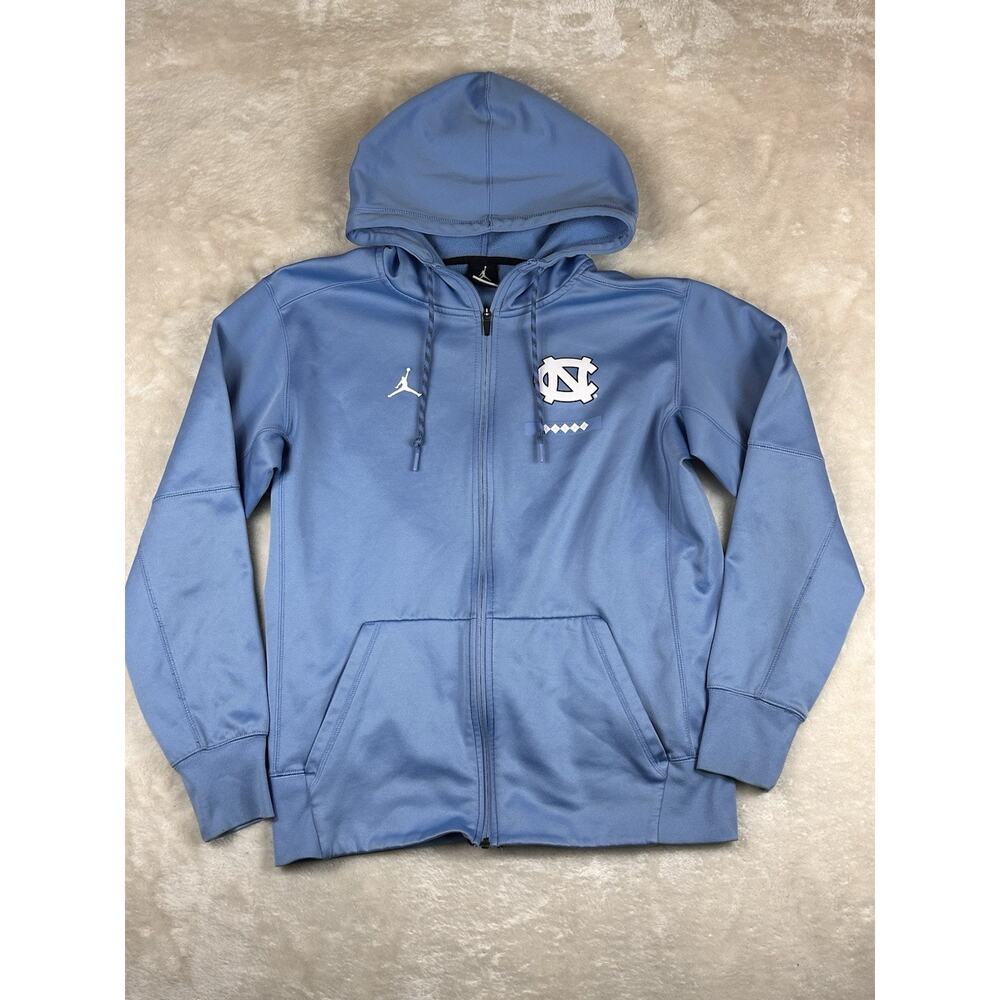 North Carolina Tar Heels Hoodie Men’s Sz M Nike Air Jordan NCAA Jumpman Full Zip